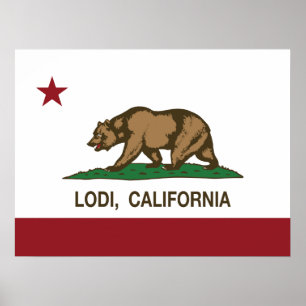 Poster Pavillon d'État de Californie Lodi