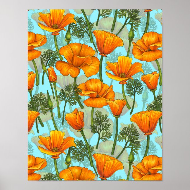 Poster Pavot de Californie (Devant)