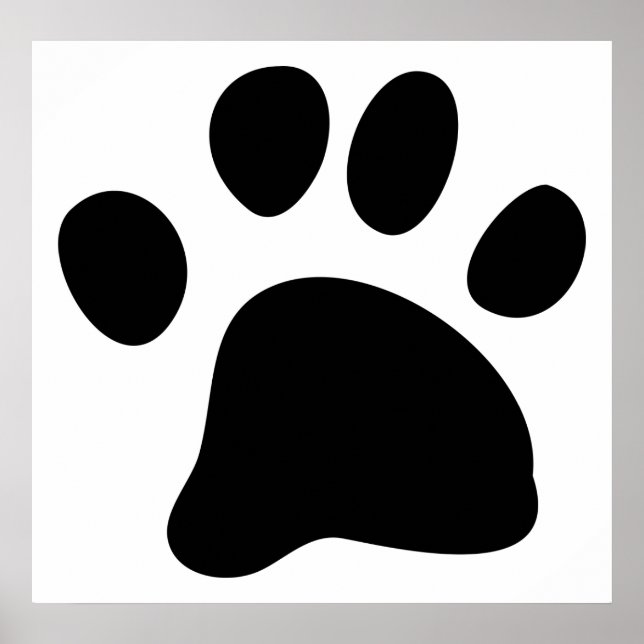 Poster Paw noir (Devant)