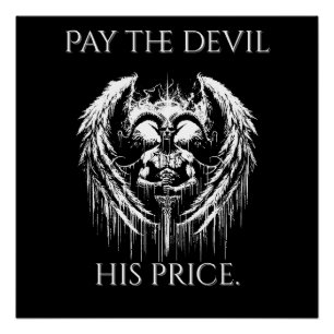 Poster Payer le Diable Son Prix