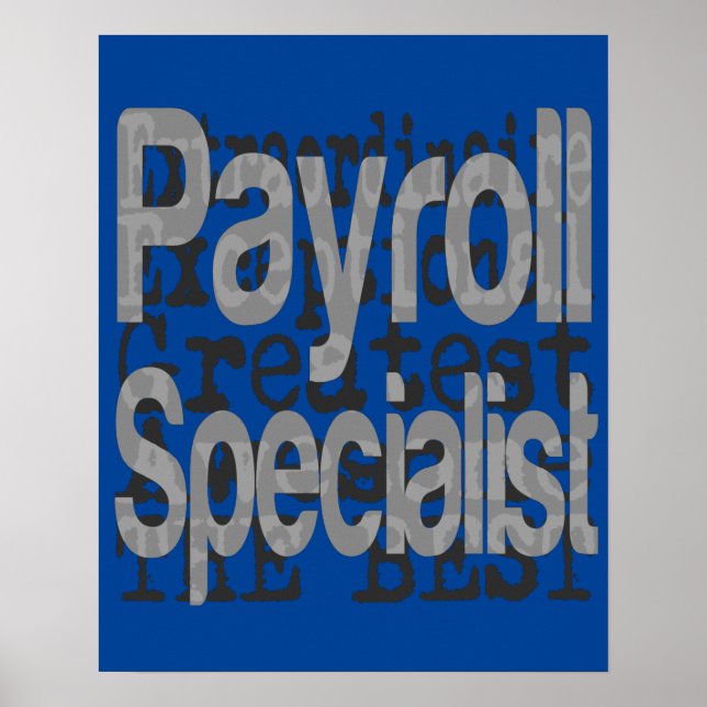 Poster Payroll Specialist (Devant)