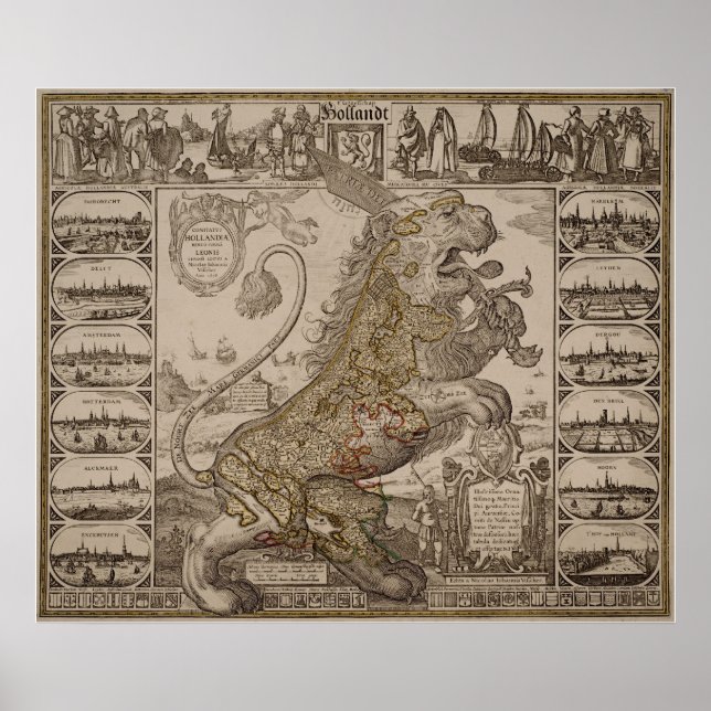 Poster Pays-Bas (Devant)