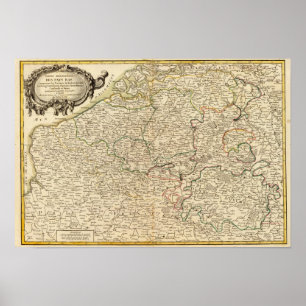 Poster Pays-Bas et la Belgique