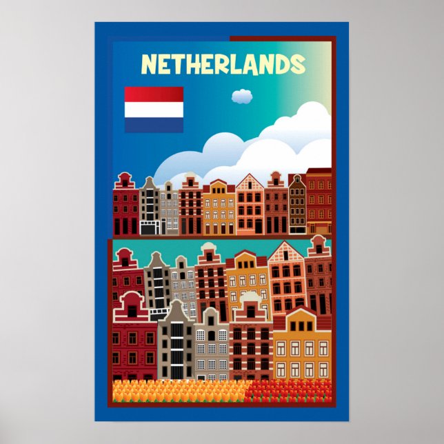 Poster Pays-Bas Travel (Devant)