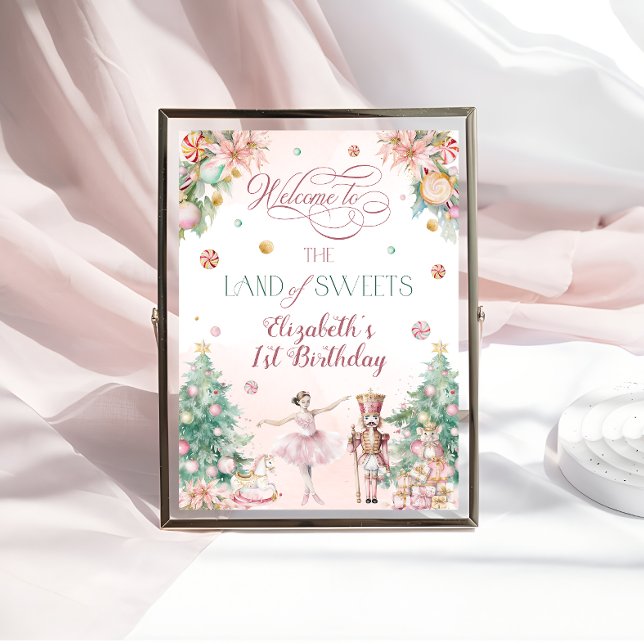 Poster Pays de Casse-Noisette Bienvenue à la fête d'anniv (Créateur téléchargé)