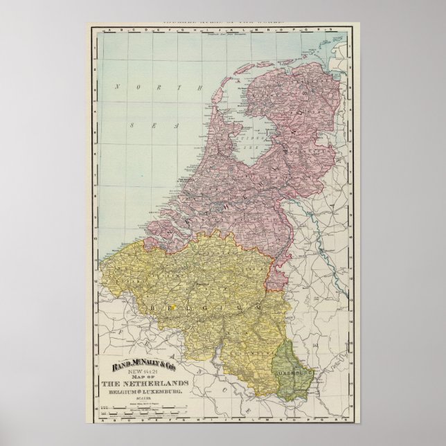 Poster Pays du Benelux (Devant)