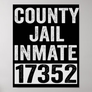 Poster Pays Prison Détenu 17352 Drôle Halloween Prison