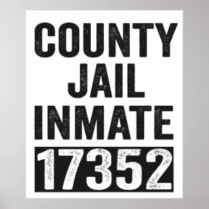 Poster Pays Prison Détenu 17352 Drôle Halloween Prison
