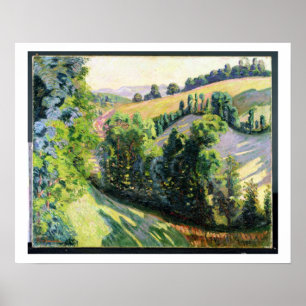 Poster Paysage à Pontgibaud, vers 1895 (huile sur toile)