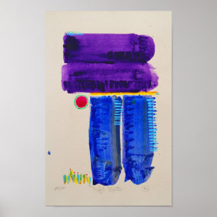 Poster Paysage abstrait