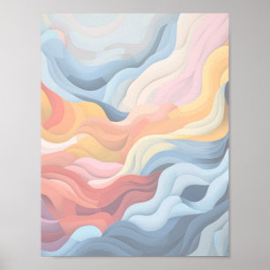 Poster Paysage Abstrait 2