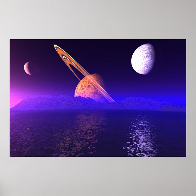 Poster Paysage Alien (Devant)