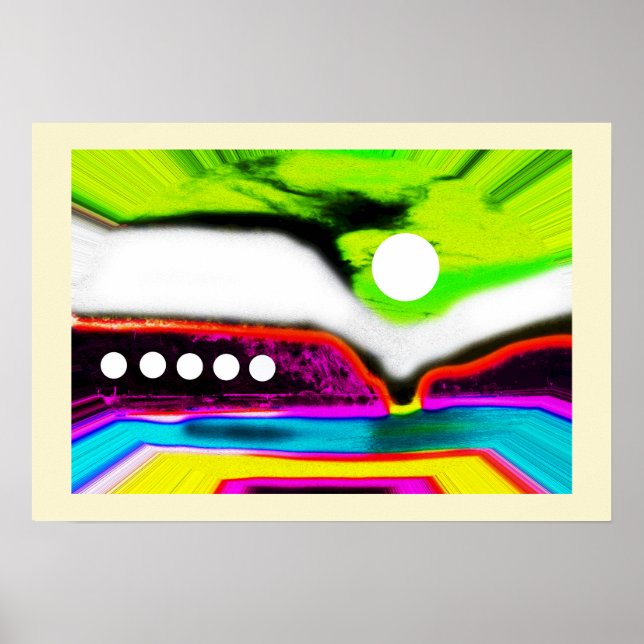 Poster Paysage Alien (Devant)