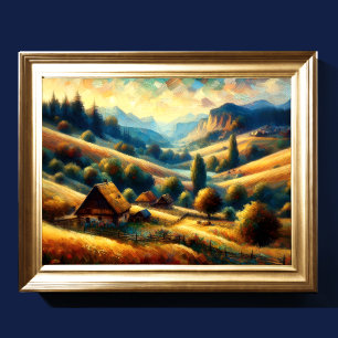 Poster Paysage artistique Abstrait IV