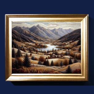 Poster Paysage artistique Abstrait VI