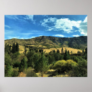 Poster Paysage au bord de la rivière Snake, Oregon