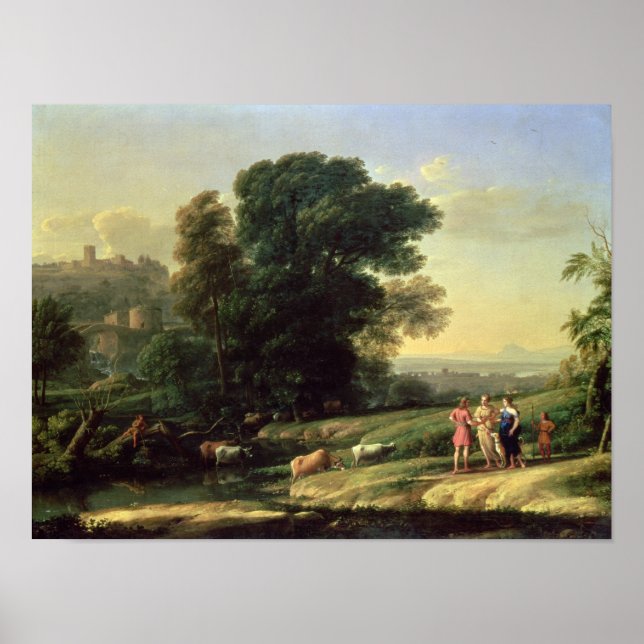 Poster Paysage avec Céphale (Devant)
