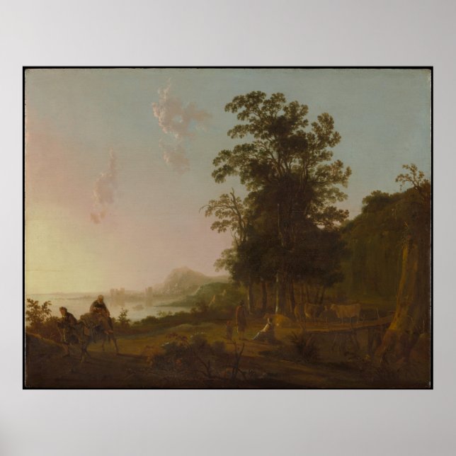 Poster Paysage avec le vol en Egypte (Devant)