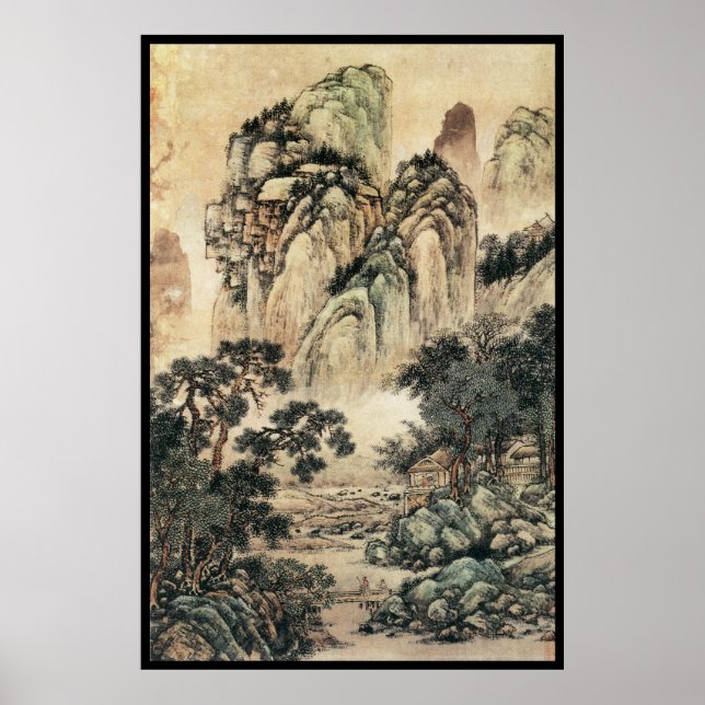 Poster Paysage chinois (VI) (Devant)