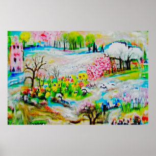 Poster Paysage d'aquarelle 2