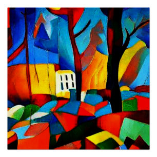 Poster Paysage d'automne 1