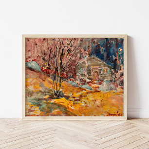 Poster Paysage d'automne George Luks