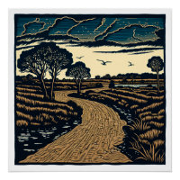 Paysage de la coupe de bois