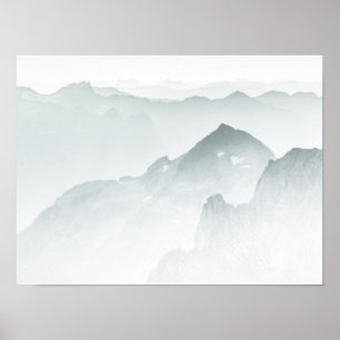 Poster Paysage de la montagne norvégienne