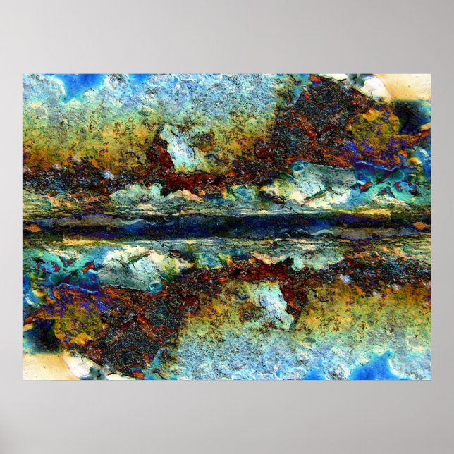 Poster Paysage de la rouille (Devant)