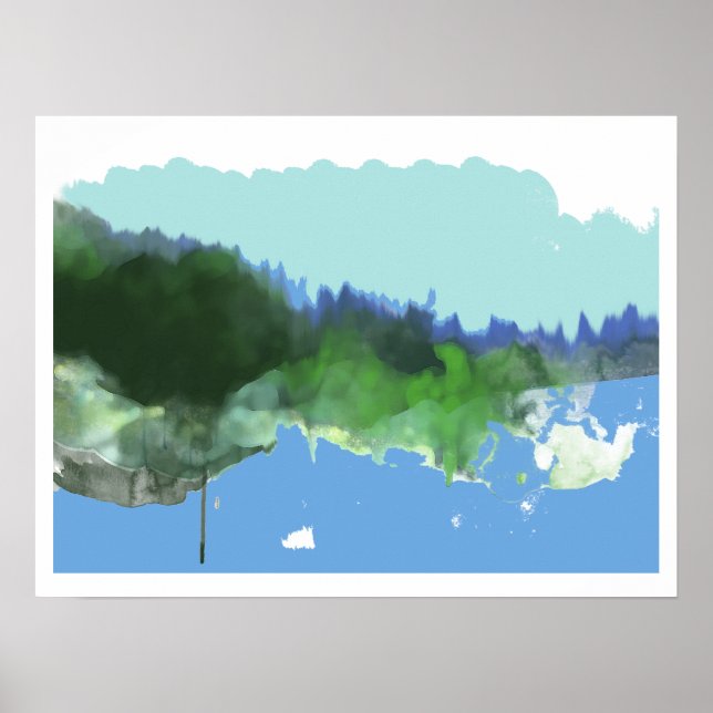 Poster Paysage de l'art imaginaire (Devant)