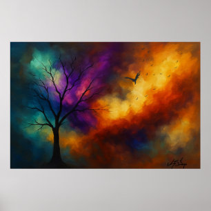 Poster Paysage de l'Ascension des Braises