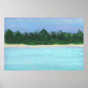 Poster Paysage de l'île ©jlp