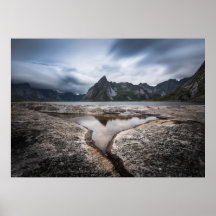 Paysage de montagne des îles Lofoten