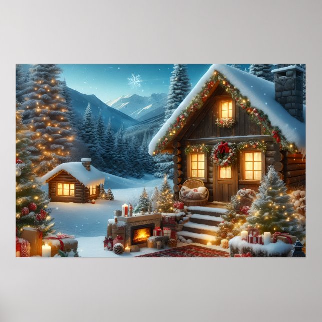 Poster Paysage de Noël (Devant)