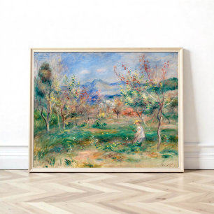 Poster Paysage de Pierre-Auguste Renoir