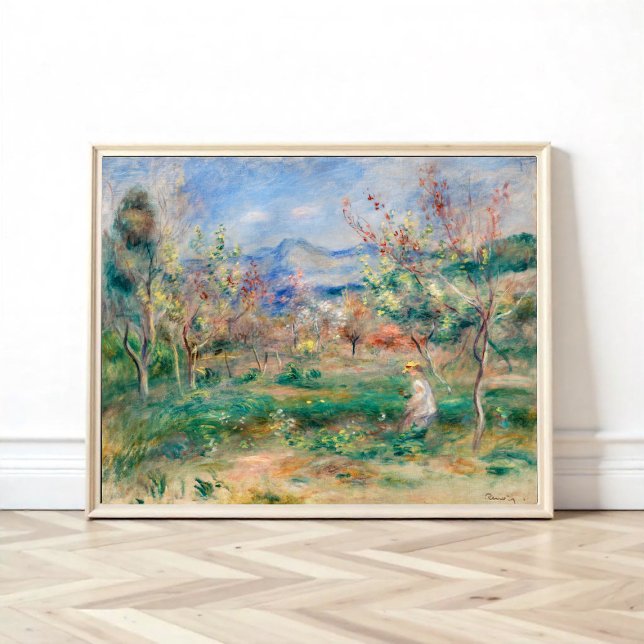 Poster Paysage de Pierre-Auguste Renoir (Créateur téléchargé)