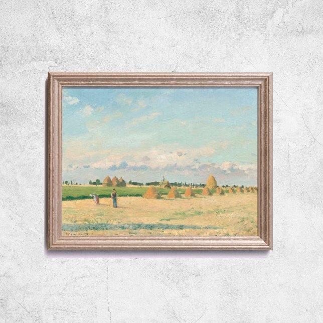 Poster Paysage de Pissarro Ile De France Art (Pissarro Landscape Ile De France Art Poster
)
