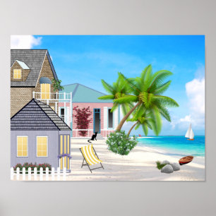 Poster Paysage de plage