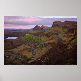 Poster Paysage de Quiraing au lever du soleil sur Skye
