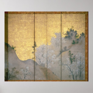 Poster Paysage de ressort