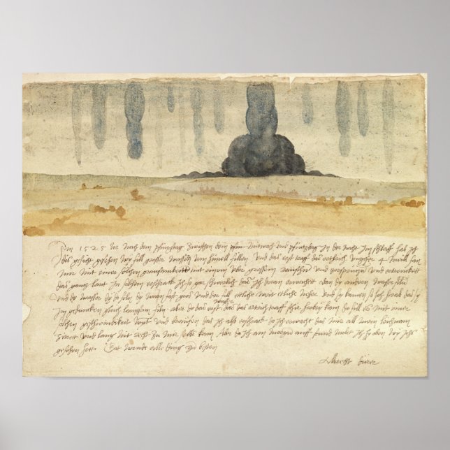 Poster Paysage de rêve avec texte, 1526 (Devant)