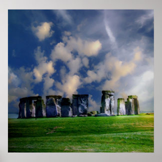 Poster Paysage de Stonehenge