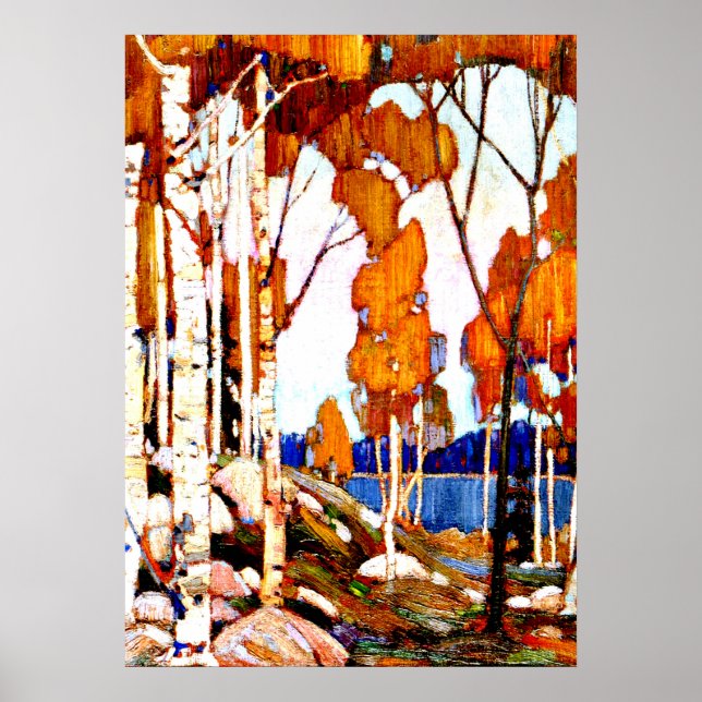 Poster Paysage décoratif par Tom Thomson (Devant)