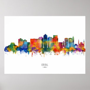 Poster Paysage d'Erbil Irak