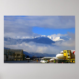 Poster Paysage des Alpes autrichiennes Tirol Autriche