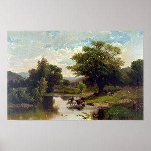 Poster Paysage d'été - 1869