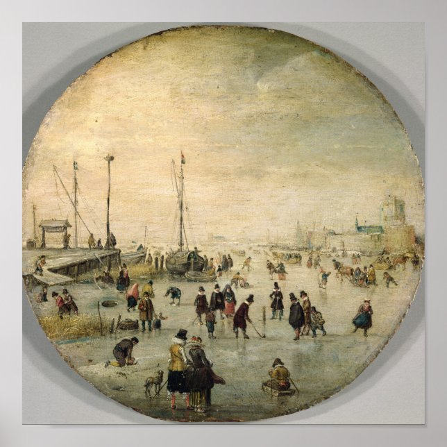 Poster Paysage d'hiver (Devant)