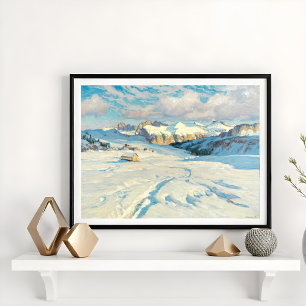 Poster Paysage d'hiver