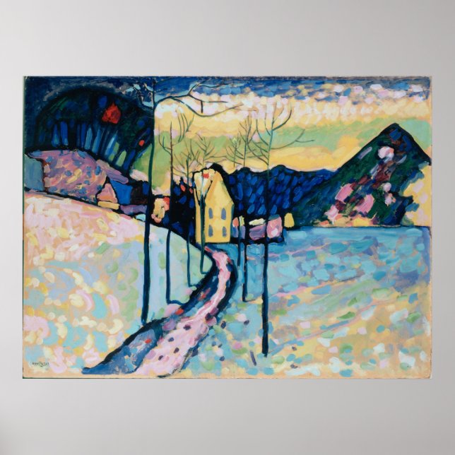 Poster Paysage d'hiver (Devant)
