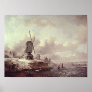 Poster Paysage d'hiver 2